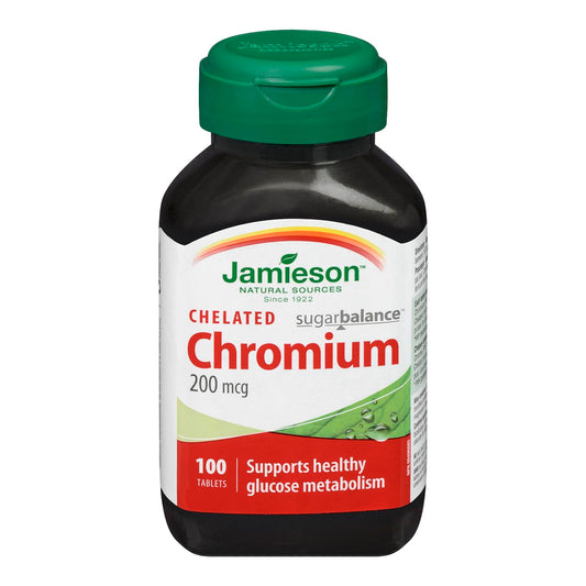 CHROMIUM CHELATE TB 200MCG 100 JAM