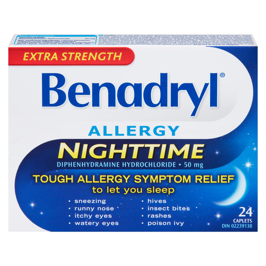 BENADRYL NT ES 50MG TB 24
