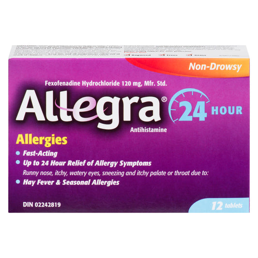 ALLEGRA 24 HOURS 120MG 12