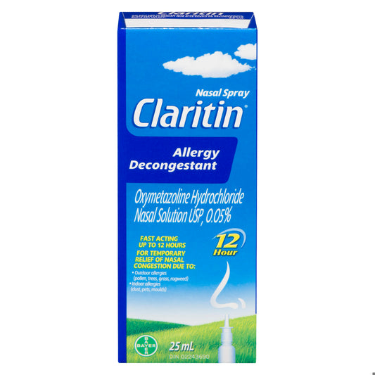 CLARITIN ALLERGY DECONGESTANT 25ML