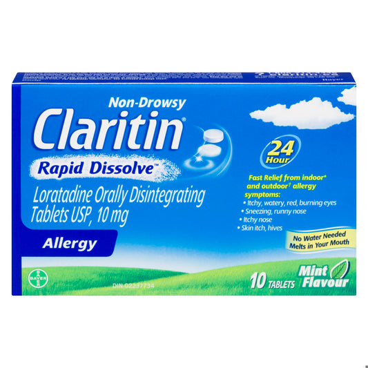 CLARITIN RAPID DISSOLVE 10MG 10