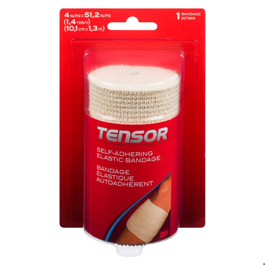 3M TENSOR SELF-ADHERING ELAST BANDAGE 4"