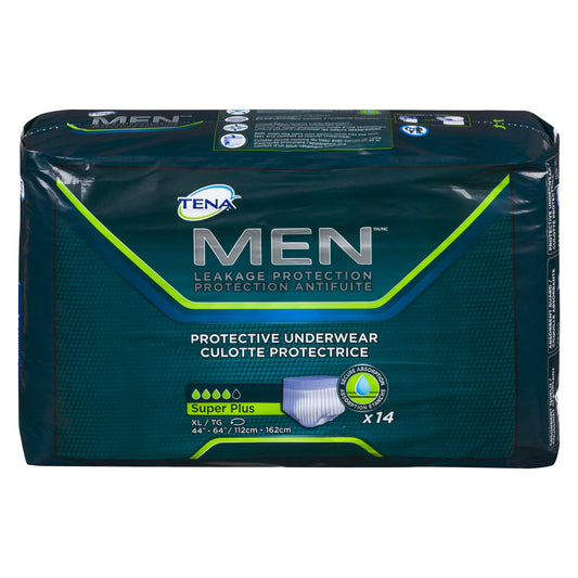 TENA BRIEFS SUPER PLUS MEN XL BNS 14