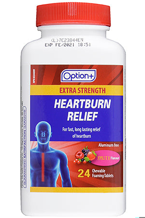 OPTION+ HEARTBURN RELIEF XST TB 24