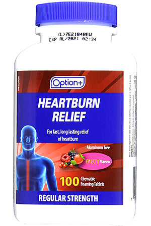 OPTION+ HEARTBURN RELIEF TB 100