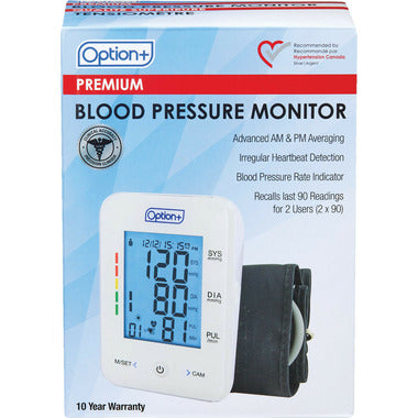OPTION+ BLOOD PRESSURE MONITOR PREMIUM
