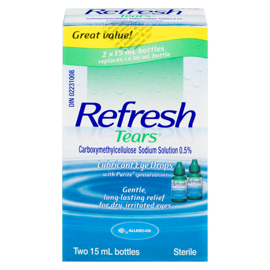 REFRESH TEARS OPHT DRP 2X15ML