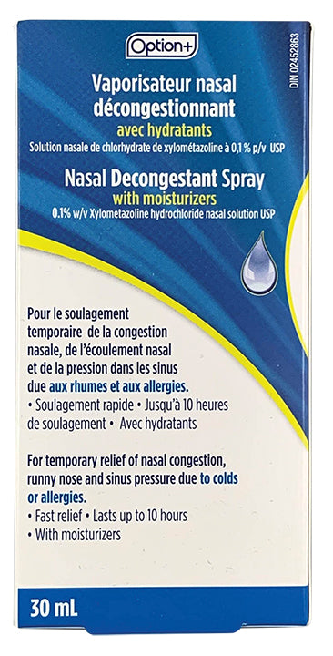 OPTION+ SP NASAL DECONGESTION&MOISTURIZING 30ML