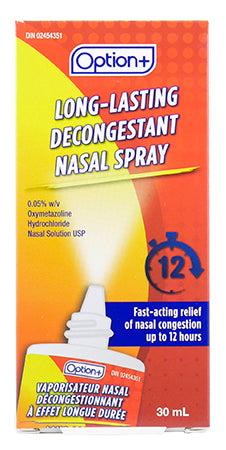 OPTION+ DECONGESTANT NASAL SP LONG LASTING 30ML