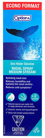 OPTION+ NASAL SP SEA WATER MD 200ML