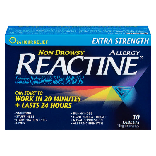 REACTINE XST TB 10MG 10