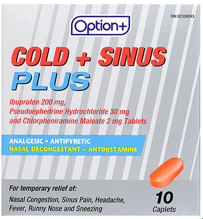 OPTION+ COLD & SINUS PLUS TB 10