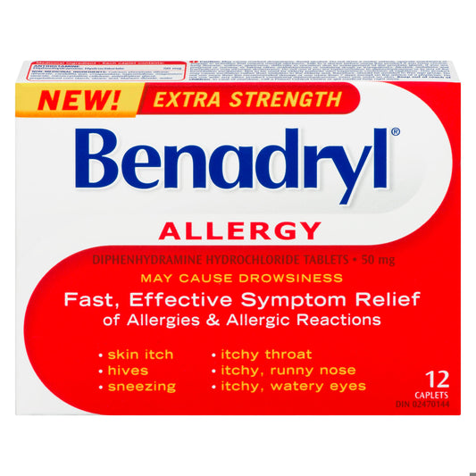 BENADRYL X-STRENGTH 50MG