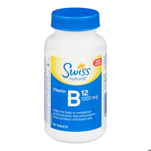 SWISS VIT B12 1000MCG TABS      90'S