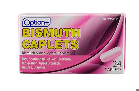 OPTION+ BISMUTH TB 262MG 24